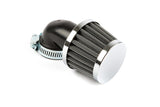 Air Filter KN angled 90 deg. d.35mm chrome