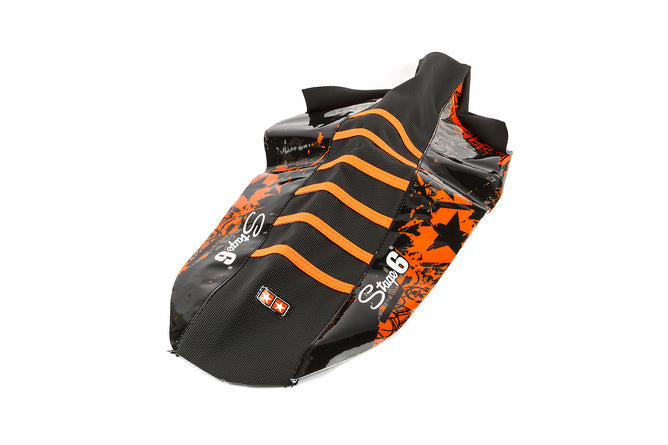 Sitskydd Yamaha DT Stage6 Full Covering orange / svart