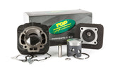 Cylinder Kit Top Performances Black Trophy 70cc cast iron Piaggio AC