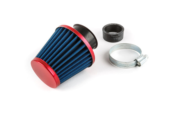Luftfilter KN konisk d.28-35 röd (medium)