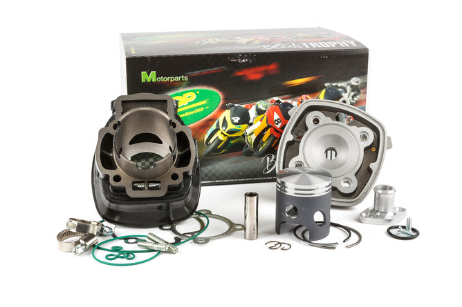 Cylinderkit Top Performances Black Trophy 70cc gjutjärn Piaggio LC
