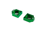 Chain Tensioner aluminium CNC Volt Racing green - d.15mm Pit Bike / Dirt Bike