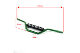 Handlebar aluminium d.22mm Apollo Pit Bike / Dirt Bike green