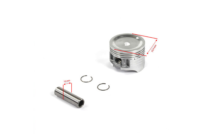 Kolv d.52,4mm 13mm pin Pit Bike YX / Lifan 125cc