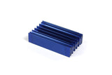 Oil Cooler aluminium CNC Pit Bike / Dirt Bike Lifan / YX 140cc blue