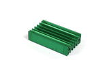 Oil Cooler aluminium CNC Pit Bike / Dirt Bike Lifan / YX 140cc green