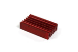 Oil Cooler aluminium CNC Pit Bike / Dirt Bike Lifan / YX 140cc red
