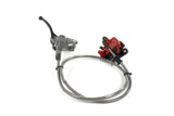 Brake Kit front 2 pistons Hix Pit Bike / Dirt Bike red