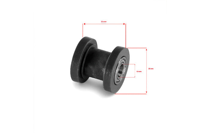 Chain Roller 10mm - svart Pit Bike / Dirt Bike