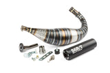 Exhaust Stage6 R/T 90 - 100cc CNC black Minarelli AM6