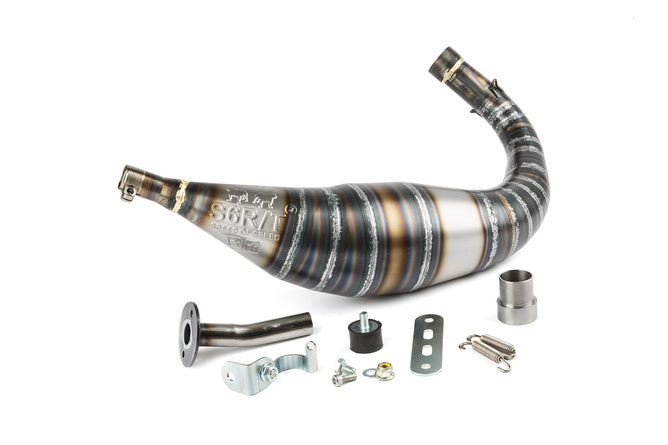 Exhaust Stage6 R/T 90 - 100cc CNC Blå / Svart Minarelli AM6