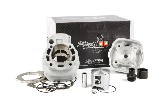 Tuning Kit cylinder + vevaxel Stage6 Big Racing 88cc slaglängd 45mm Minarelli AM6