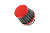 Air Filter conical KN small D.28-35mm red
