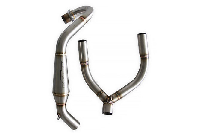 Twin Full Avgassystem (header pipe utan dämpare) YCF Factory för YCF Factory SP