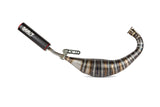 Exhaust Stage6 R/T 90 - 100cc CNC Red / Black Derbi