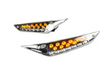 Indicators LED front Piaggio Zip after 2000 chrome
