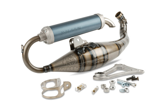 Avgassystem Malossi MHR Team 3 70cc Minarelli horisontell