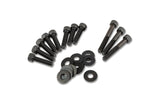Screw Kit CVT cover steel black Yamaha BWu0027s / Slider