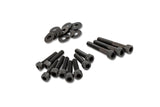 Screw Kit CVT cover steel black Yamaha BWu0027s / Slider