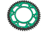 Rear Sprocket aluminium / steel 520 Moose Racing KX / KXF 50 teeth green