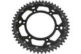 Rear Sprocket aluminium / steel 520 Moose Racing RM / RM-Z 50 teeth black