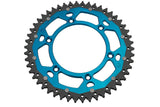 Rear Sprocket aluminium / steel 428 Moose Racing TC / SX 85 50 teeth blue