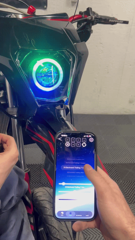 KTM Framlampa LED-RGB