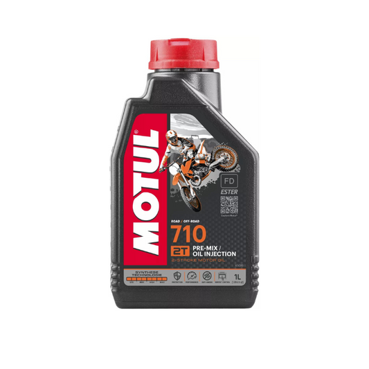 OLJA 710 MOTUL 100% SYNTETISK TECHNOLOGY 1L