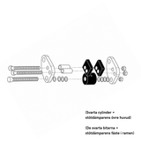 Delta höj-/sänkningssats Rieju +4/-4 cm