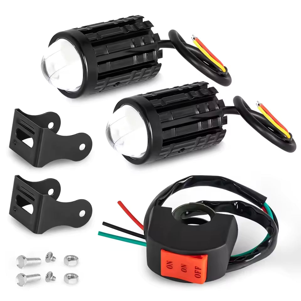 Led Spotlight Stor 2X (Hel/halvljus)