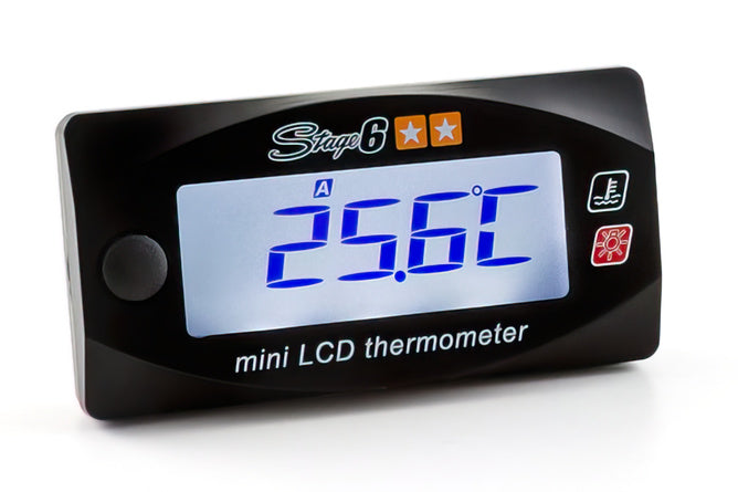TEMPERATURMÄTARE STAGE6 0-120° MK2 SVART