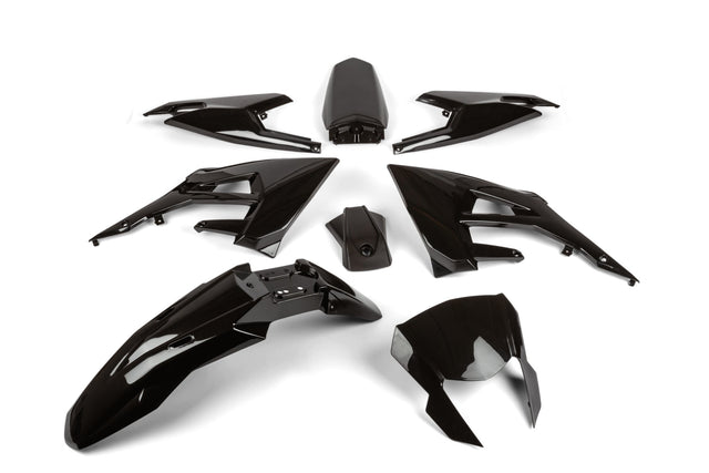 KÅPKIT DERBI X-TREME EFTER 2018 (8 DELAR) SVART - Mopedproffsen