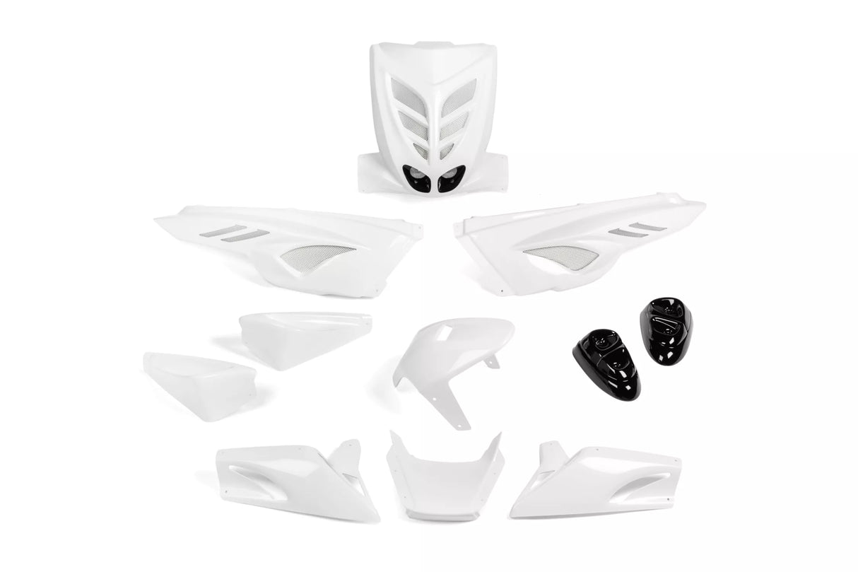 Kåpkit Yamaha Slider (7 delar) BCD WHITE OUT - Mopedproffsen