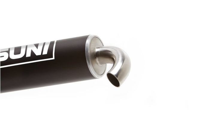 AVGASSYSTEM YASUNI C16 SVART BWS/SLIDER - Mopedproffsen