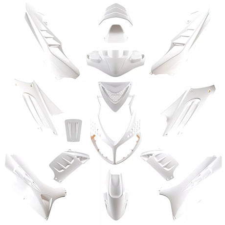 Kåpkit Peugot Speedfight 2 (15 delar) Vit - Mopedproffsen