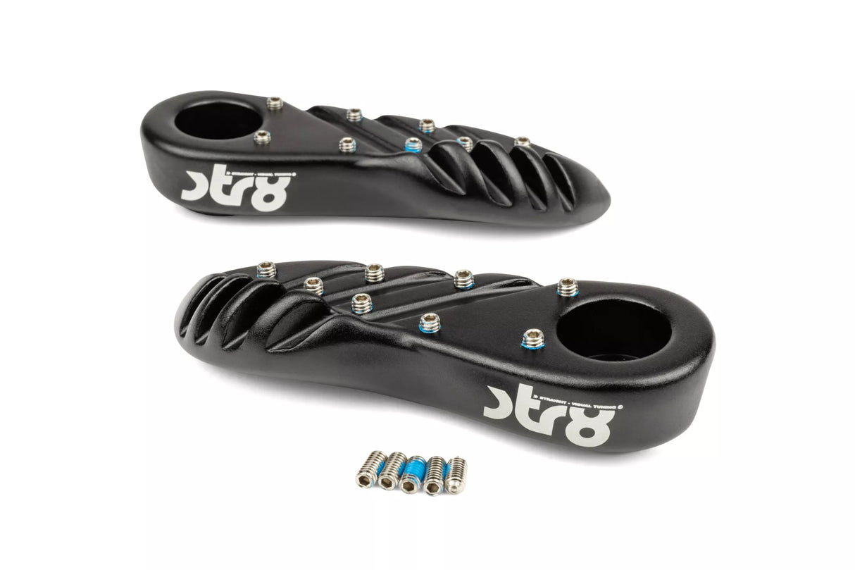 FOTPINNAR YAMAHA BWS EFTER 2004 SVART