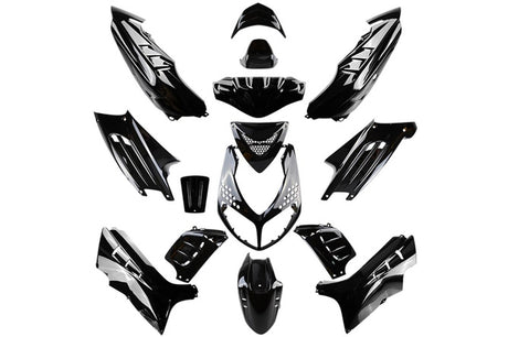 Kåpkit Peugot Speedfight 2 (15 Delar) Svart - Mopedproffsen