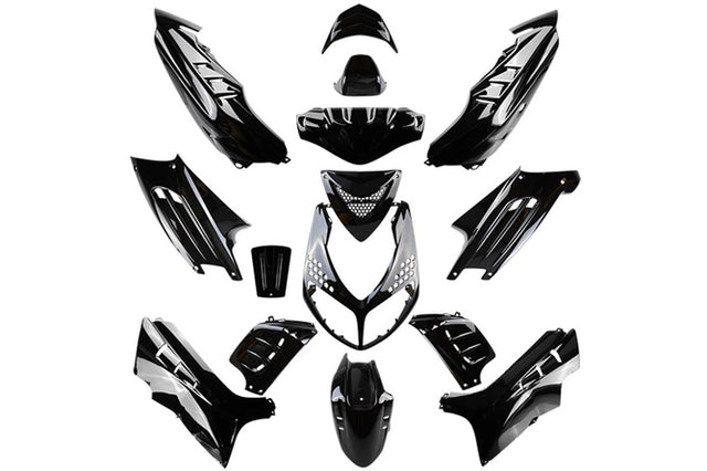 Kåpkit Peugot Speedfight 2 (15 Delar) Svart - Mopedproffsen