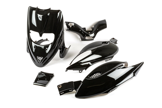 Gilera Stalker Kåpkit (5 delar) Svart - Mopedproffsen