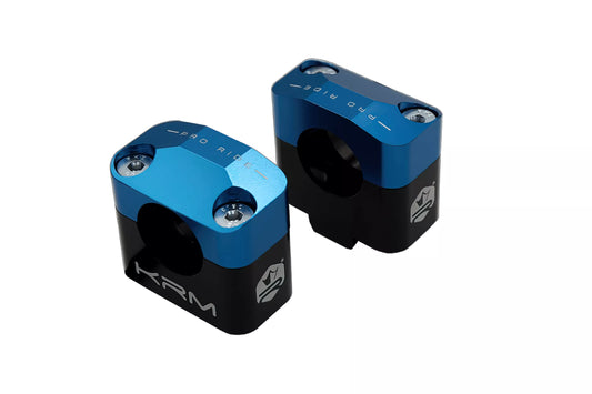 KRM STYRFÄSTEN FATBAR 28MM SVART / BLÅ