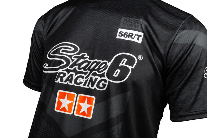 T-SHIRT STAGE6 PURE TEAM SVART