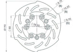 MOTOFORCE BROMSSKIVA (WAVE) - MULTIDISC