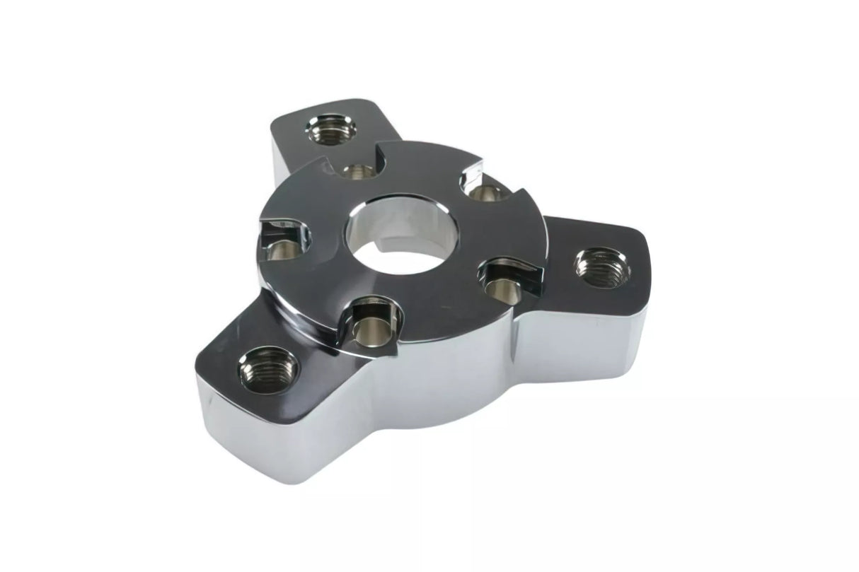 DUBBLA BROMSSKIVOR ADAPTER STAGE6 FRAMHJUL, KROM