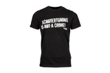 T-SHIRT "SCOOTERTUNING IS NOT A CRIME" SVART