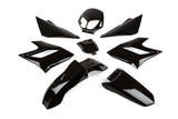 KÅPKIT DERBI X-TREME FÖRE 2011 (8 DELAR) SVART - Mopedproffsen