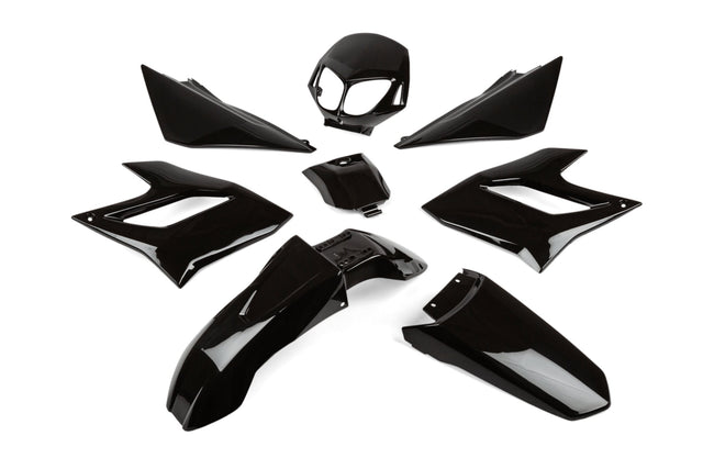 KÅPKIT DERBI X-TREME FÖRE 2011 (8 DELAR) SVART - Mopedproffsen