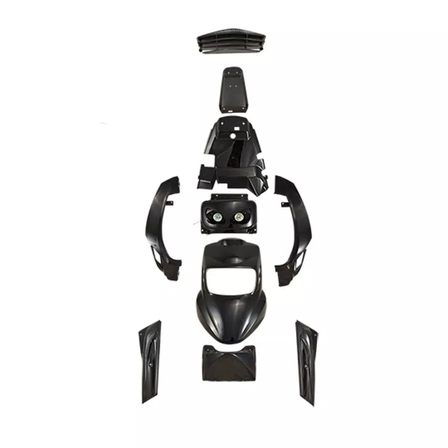 KÅPKIT YAMAHA BWS BCD RX SVART EFTER 2004 - Mopedproffsen