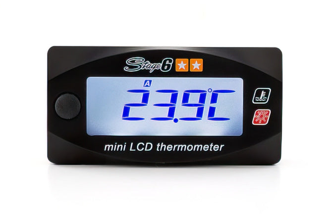 TEMPERATURMÄTARE STAGE6 0-120° MK2 SVART
