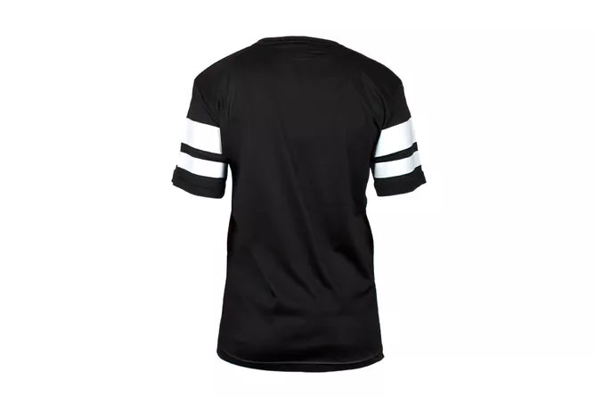 T-SHIRT WOMEN STRIPE MESH STAGE6 R/T SVART/VIT