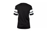 T-SHIRT WOMEN STRIPE MESH STAGE6 R/T SVART/VIT